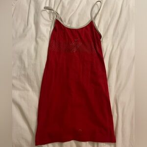NIKE RED SPORTY DRESS